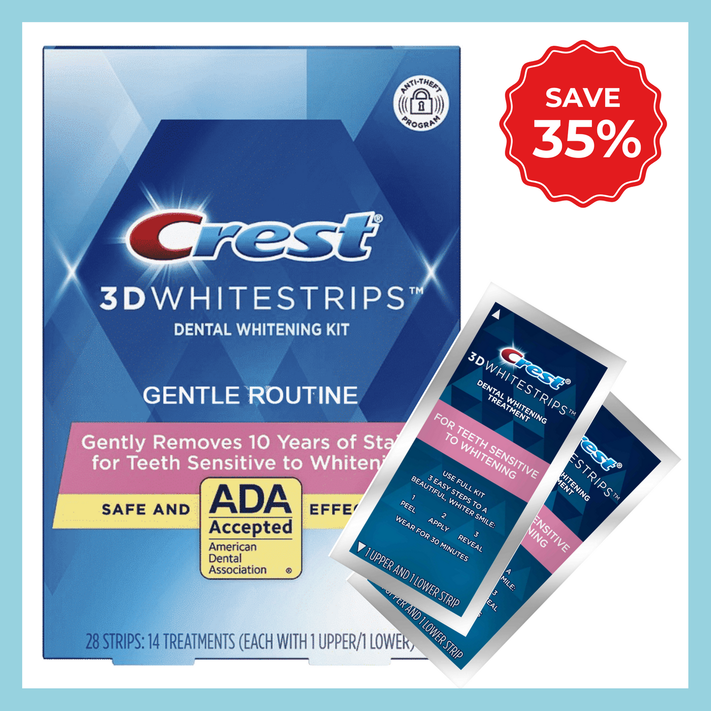 Crest 3D Gentle Routine Whitestrips